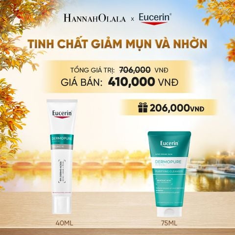  TINH CHẤT GIẢM MỤN VÀ NHỜN EUCERIN DERMOPURE CLINICAL PEELING 10 40ML - E912 