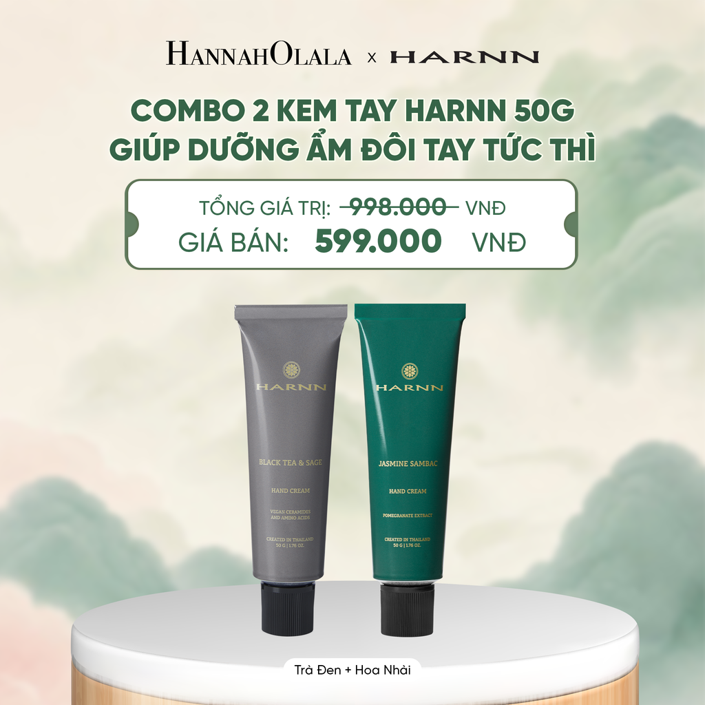  COMBO 2 KEM TAY HARNN 50G GIÚP DƯỠNG ẨM ĐÔI TAY TỨC THÌ - A4062 