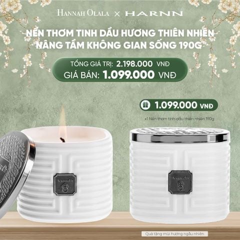  DEAL 11: [B1G1] NẾN THƠM TINH DẦU 190G HƯƠNG THIÊN NHIÊN - NÂNG TẦM KHÔNG GIAN SỐNG 