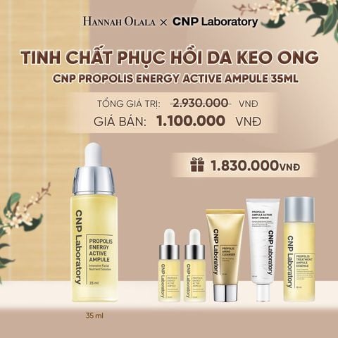  TINH CHẤT PHỤC HỒI DA KEO ONG CNP PROPOLIS ENERGY ACTIVE AMPULE 35ML - A507 