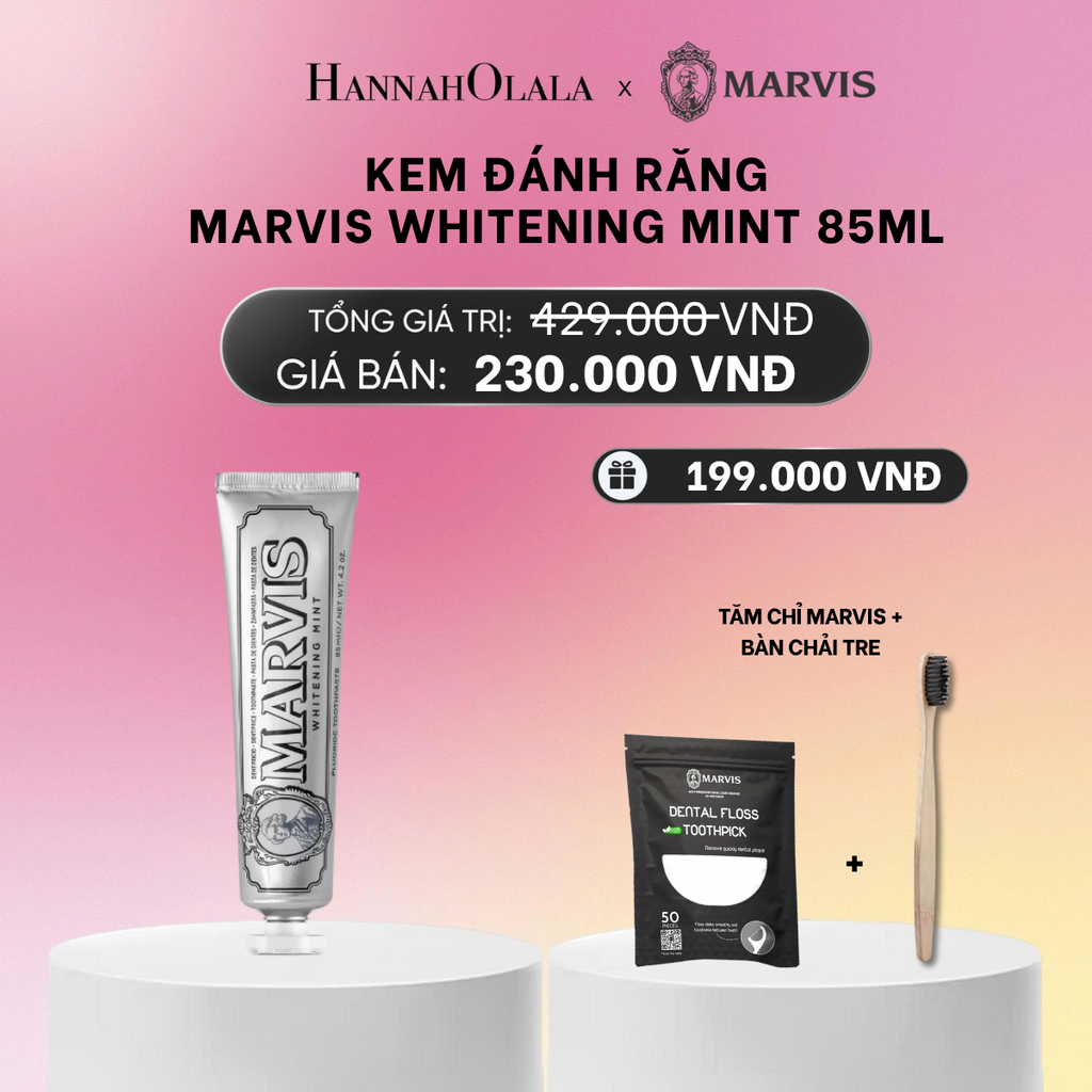  KEM ĐÁNH RĂNG MARVIS TUÝP FULLSIZE 75/85ML TRẮNG RĂNG THƠM MIỆNG_A1153 