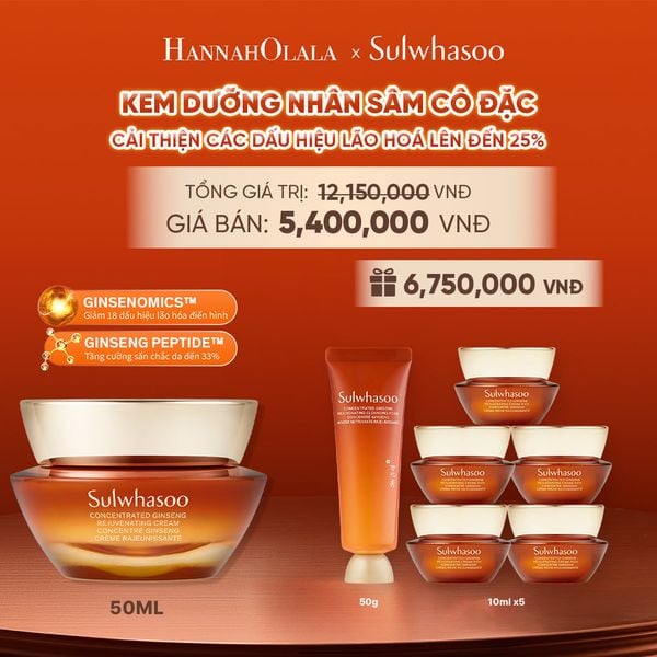  DEAL 4: KEM DƯỠNG NHÂN SÂM CÔ ĐẶC CONCENTRATED GINSENG REJUVENATING CREAM 50ML 