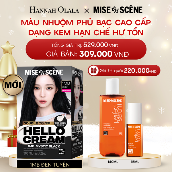  A1321_DEAL 5:[MỞ BÁN ĐỘC QUYỀN] KEM NHUỘM PHỦ BẠC CAO CẤP HELLO CREAM DOUBLE COVER 