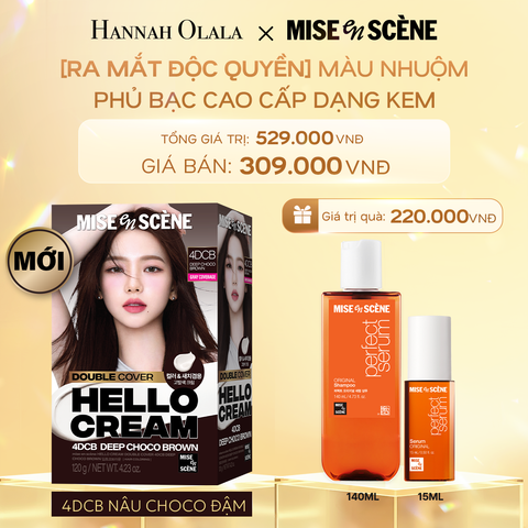  DEAL 7: [MỞ BÁN ĐỘC QUYỀN] KEM NHUỘM PHỦ BẠC CAO CẤP HELLO CREAM DOUBLE COVER 