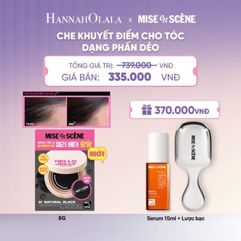  MỚI - PHẤN DẺO CHE KHUYẾT ĐIỂM CHO TÓC MISE EN SCÈNE HELLO JELLY PANGPANG CHE PHỦ PHẦN CHÂN TÓC THƯA TÓC BỊ HÓI 8G - A1676 