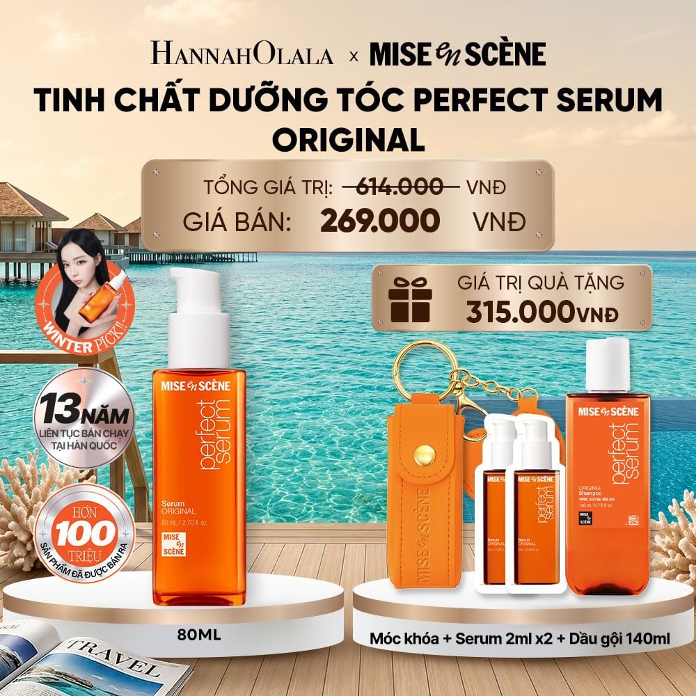  TINH CHẤT DƯỠNG TÓC MISE EN SCENE PERFECT SERUM 80ML 