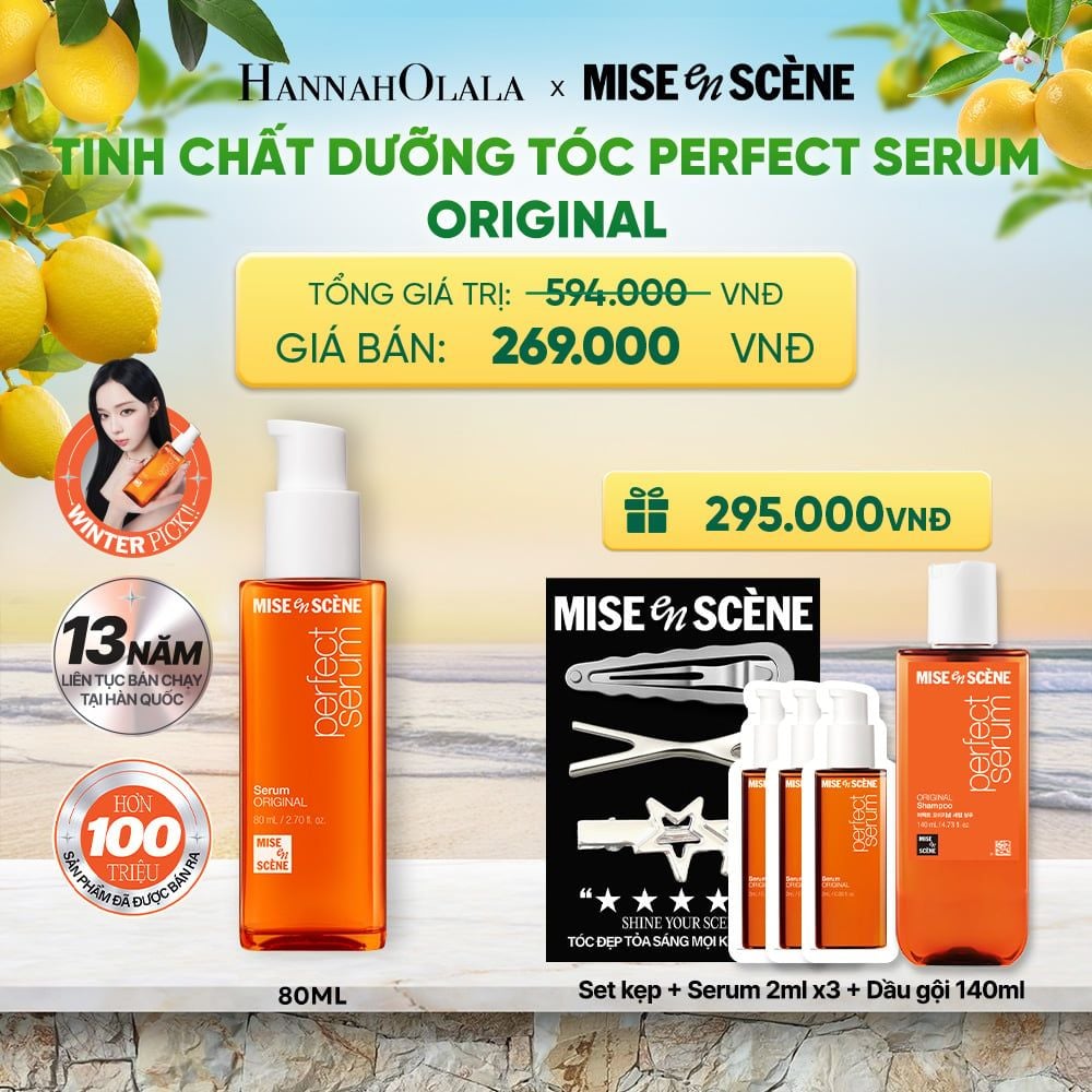  TINH CHẤT DƯỠNG TÓC MISE EN SCENE PERFECT SERUM 80ML 