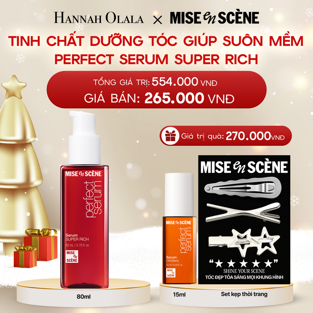  DEAL 1: TINH CHẤT DƯỠNG TÓC MISE EN SCENE PERFECT SERUM 80ML 