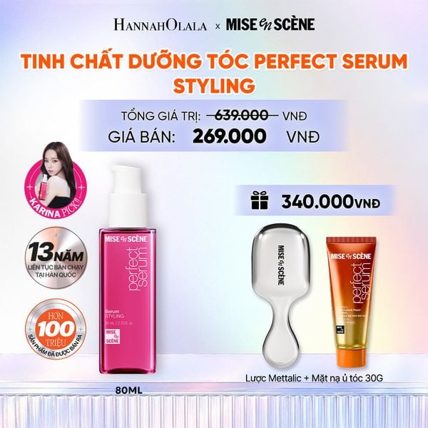  DEAL 1: TINH CHẤT DƯỠNG TÓC MISE EN SCENE PERFECT SERUM 80ML 