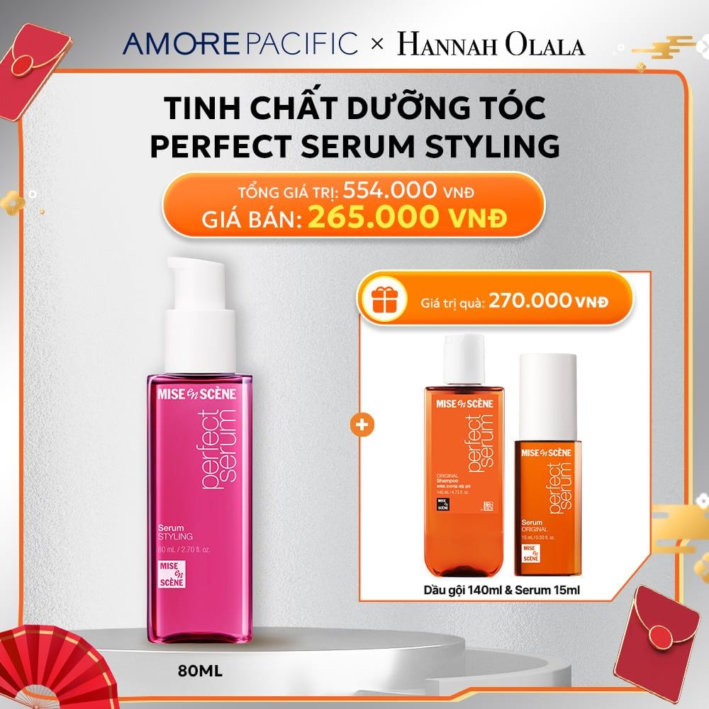 D7_DEAL 1: TINH CHẤT DƯỠNG TÓC MISE EN SCENE PERFECT SERUM 80ML 