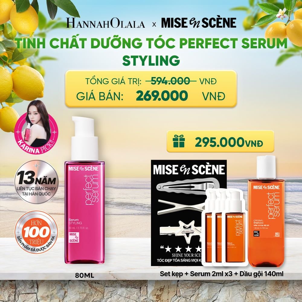 TINH CHẤT DƯỠNG TÓC MISE EN SCENE PERFECT SERUM 80ML 