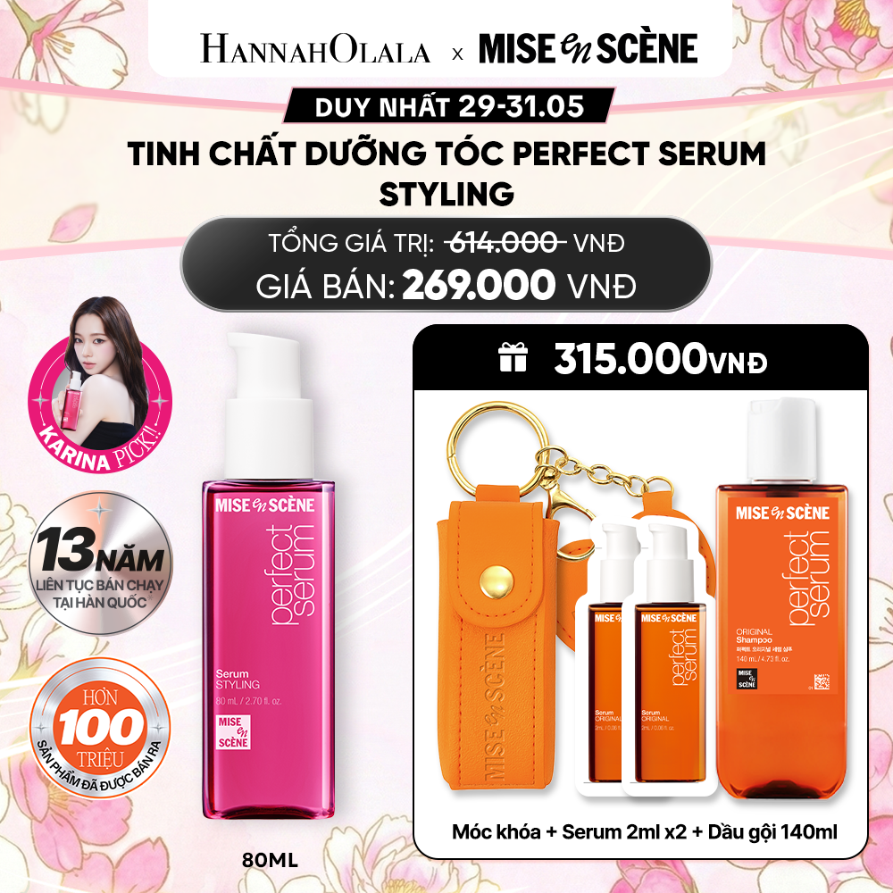  TINH CHẤT DƯỠNG TÓC MISE EN SCENE PERFECT SERUM 80ML 