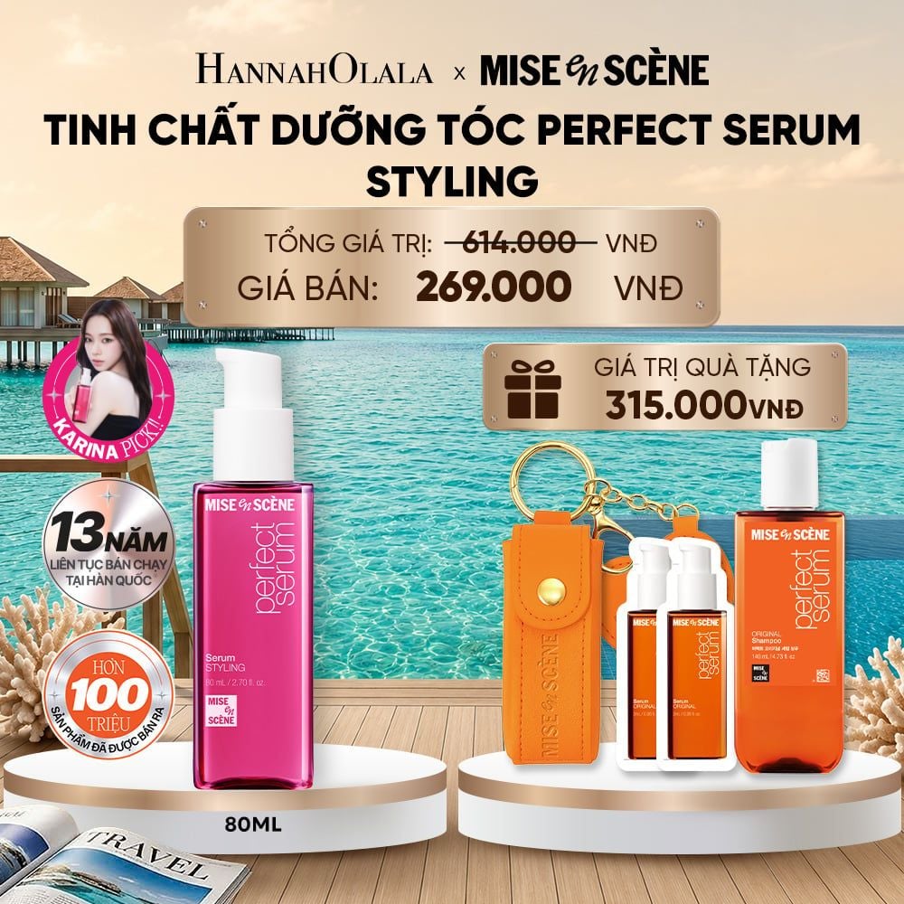  TINH CHẤT DƯỠNG TÓC MISE EN SCENE PERFECT SERUM 80ML 