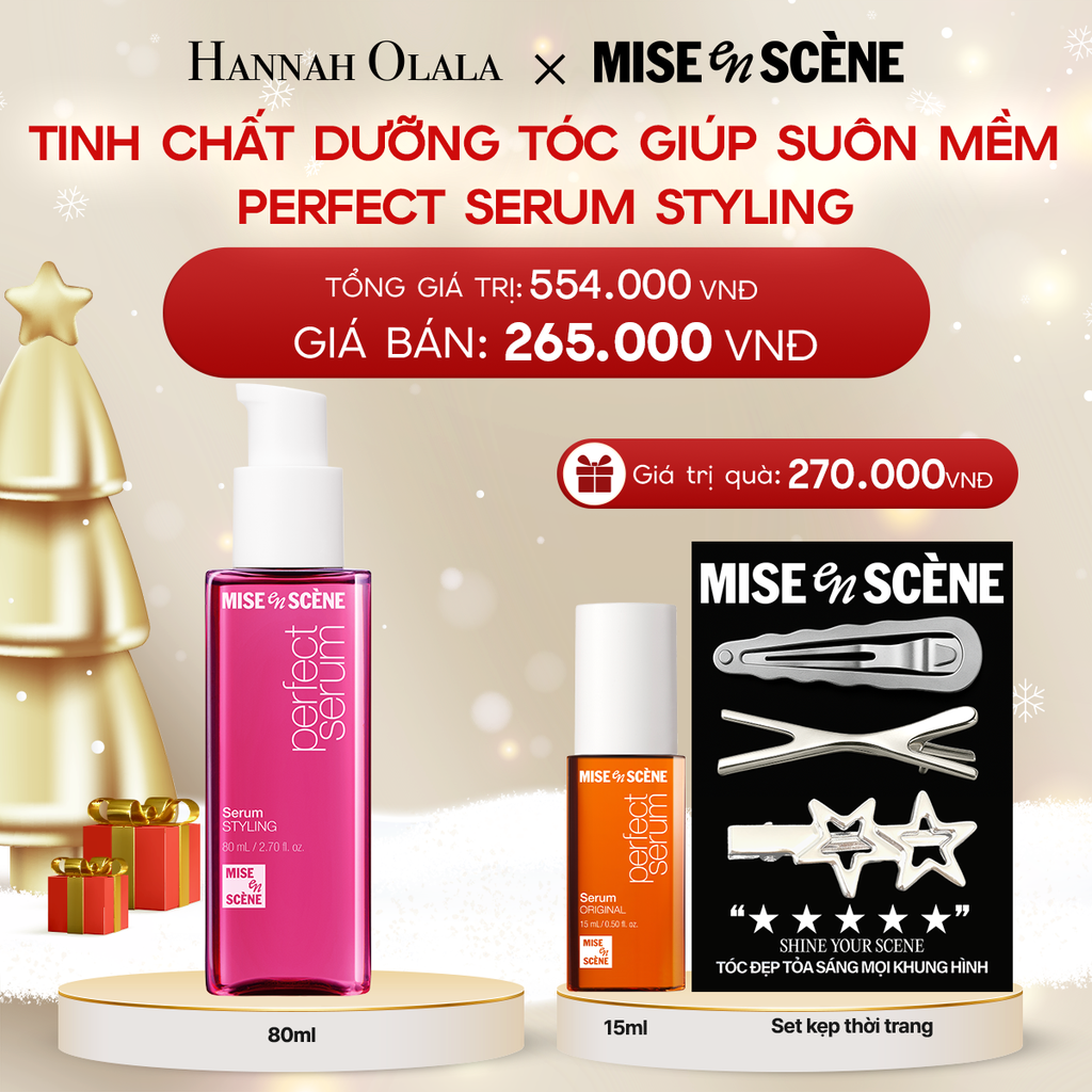  DEAL 1: TINH CHẤT DƯỠNG TÓC MISE EN SCENE PERFECT SERUM 80ML 