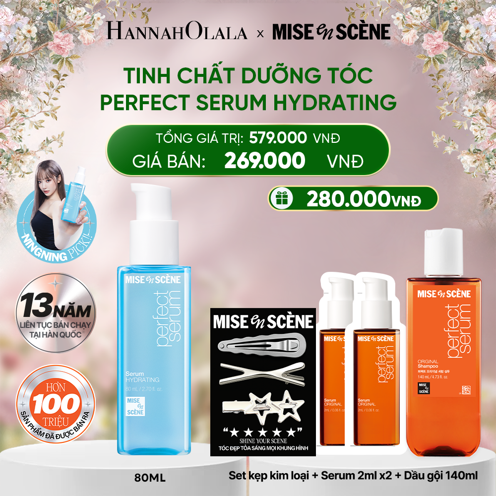  DEAL 1: TINH CHẤT DƯỠNG TÓC MISE EN SCENE PERFECT SERUM 80ML 