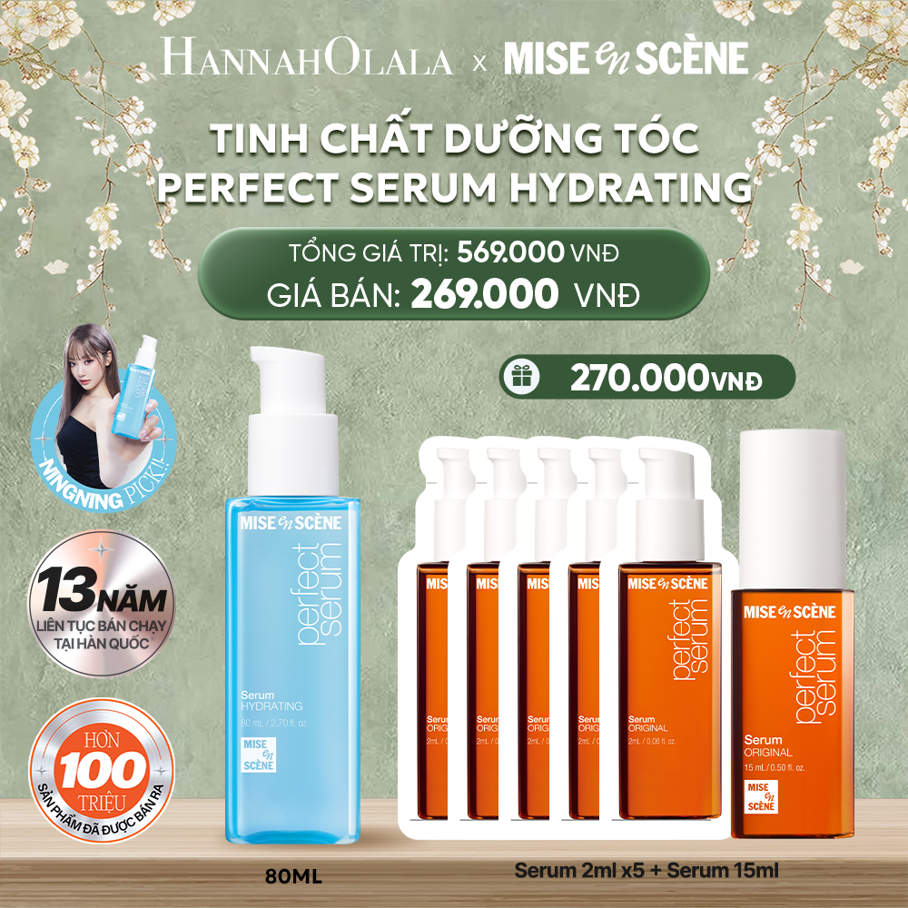  DEAL 1: TINH CHẤT DƯỠNG TÓC MISE EN SCENE PERFECT SERUM 80ML 