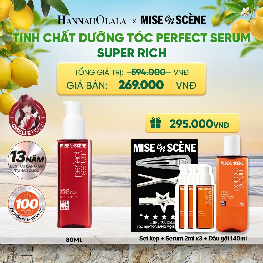  TINH CHẤT DƯỠNG TÓC MISE EN SCENE PERFECT SERUM 80ML 