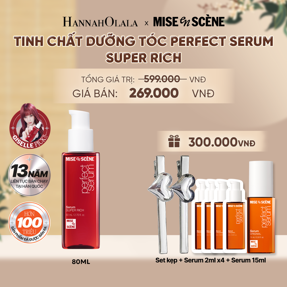  TINH CHẤT DƯỠNG TÓC MISE EN SCENE PERFECT SERUM 80ML - A591 