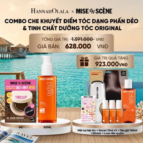  [COMBO EXCLUSIVE] COMBO PHẤN DẺO CHE KHUYẾT ĐIỂM TÓC PANG PANG 8G & TINH CHẤT DƯỠNG TÓC MISE EN SCÈNE PERFECT SERUM ORIGINAL 80ML 