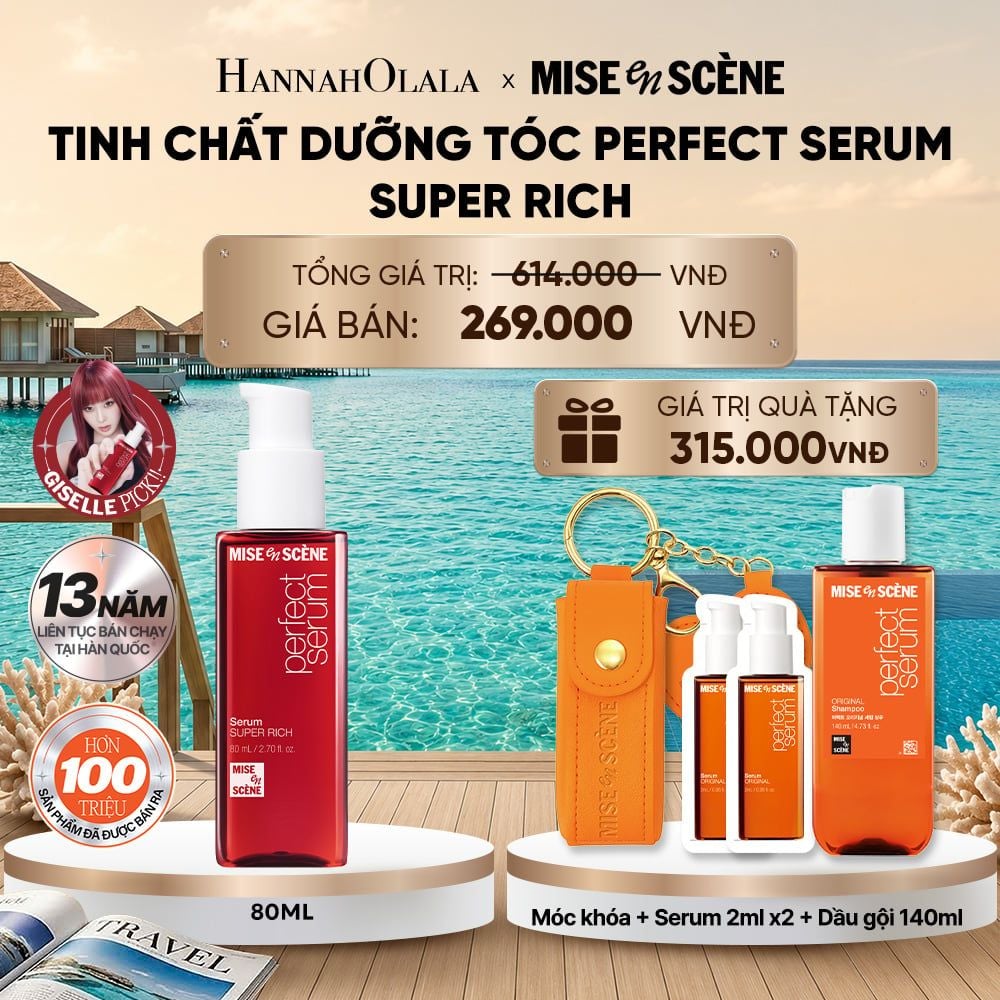  TINH CHẤT DƯỠNG TÓC MISE EN SCENE PERFECT SERUM 80ML 