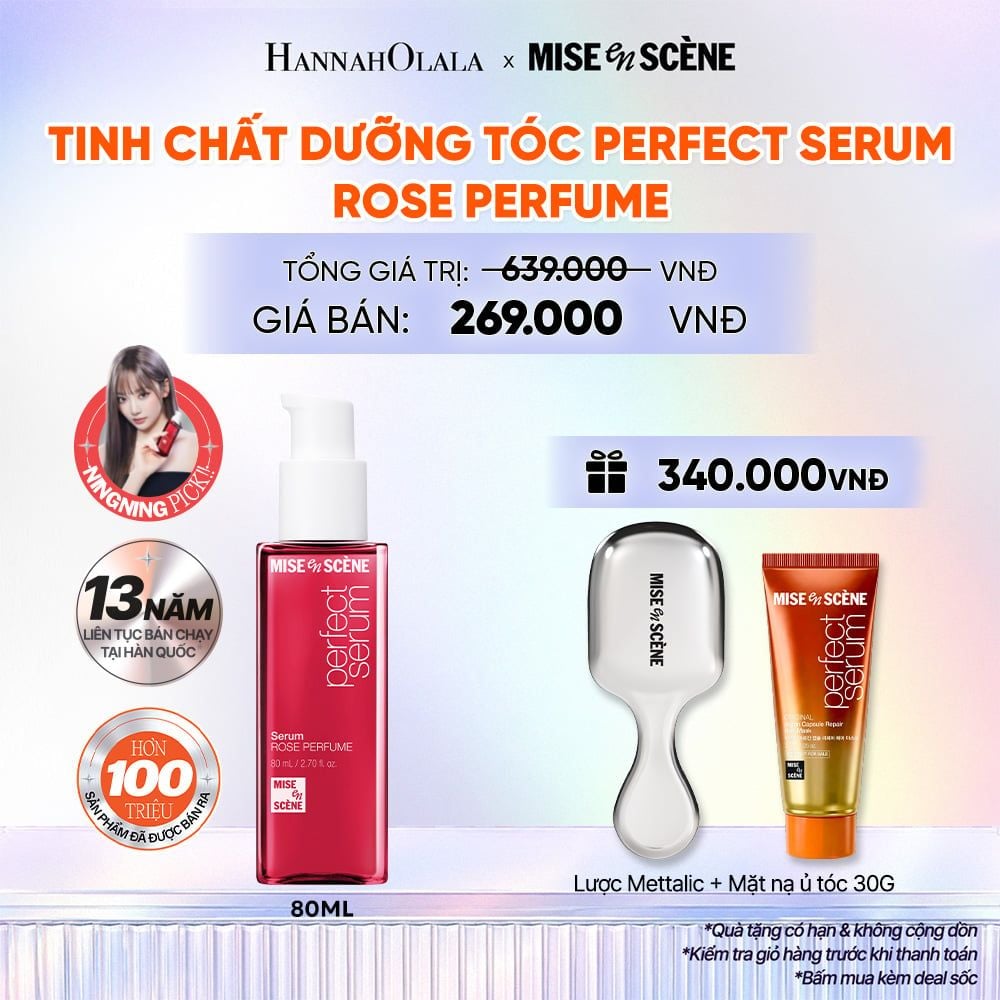  DEAL 1: TINH CHẤT DƯỠNG TÓC MISE EN SCENE PERFECT SERUM 80ML 