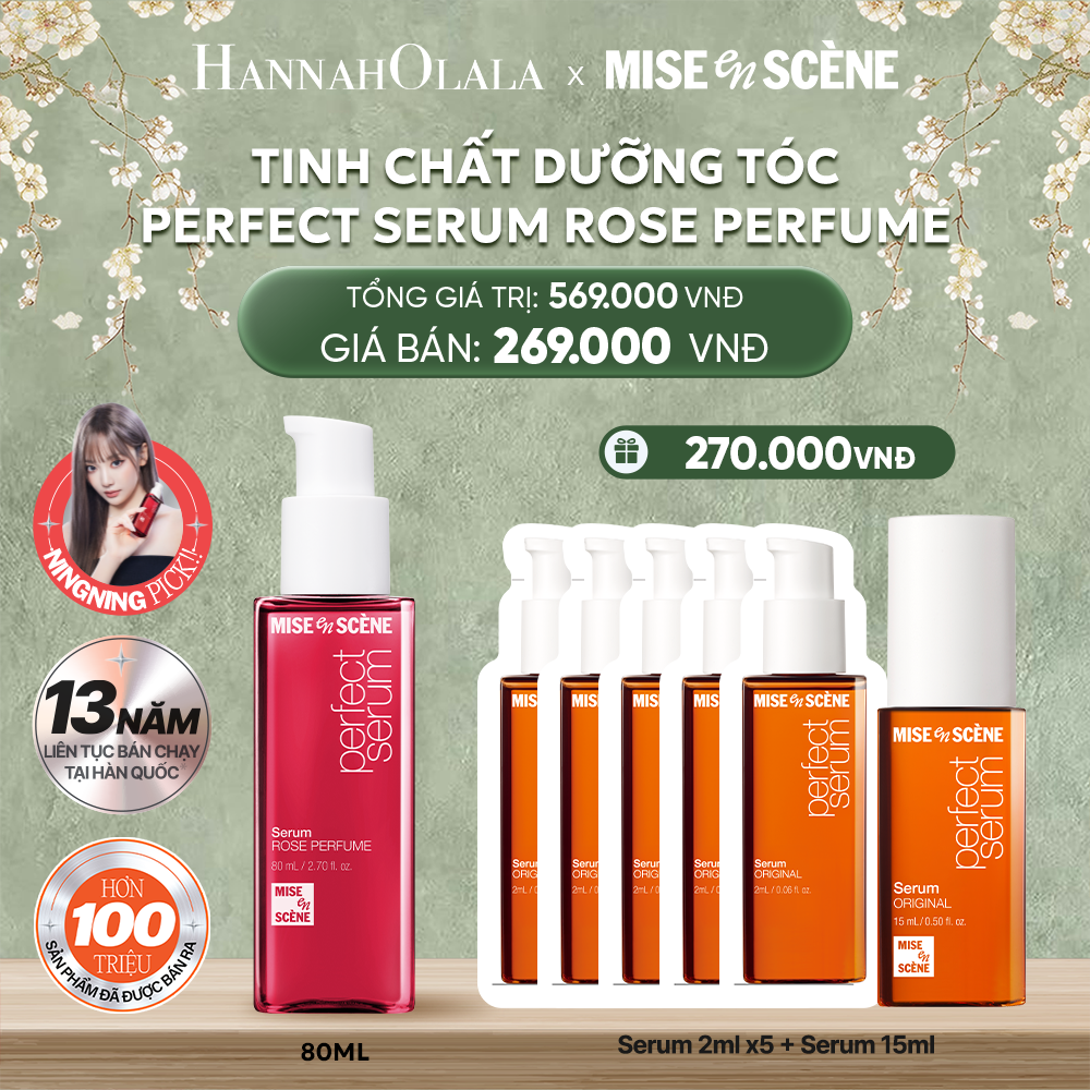  DEAL 1: TINH CHẤT DƯỠNG TÓC MISE EN SCENE PERFECT SERUM 80ML 