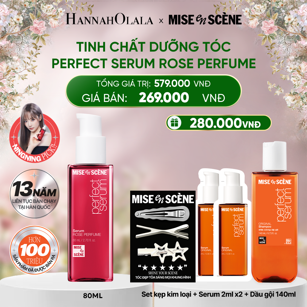  DEAL 1: TINH CHẤT DƯỠNG TÓC MISE EN SCENE PERFECT SERUM 80ML 