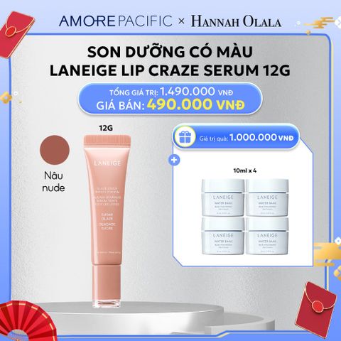  D28_DEAL 11:SON DƯỠNG CÓ MÀU LANEIGE LIP CRAZE SERUM 12G 