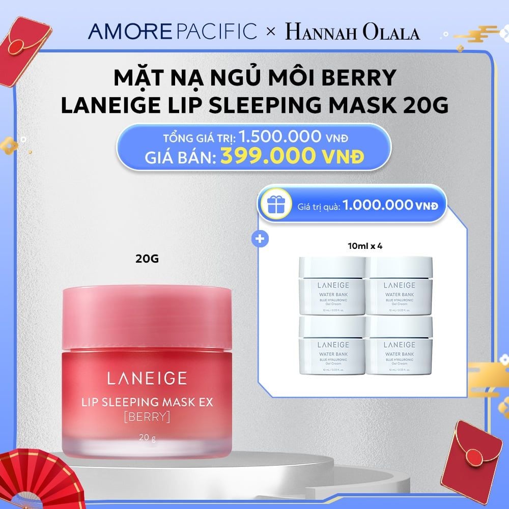  D23_DEAL 1: MẶT NẠ NGỦ DÀNH CHO MÔI LANEIGE LIP SLEEPING MASK 20G (CHỌN MÙI HƯƠNG) 