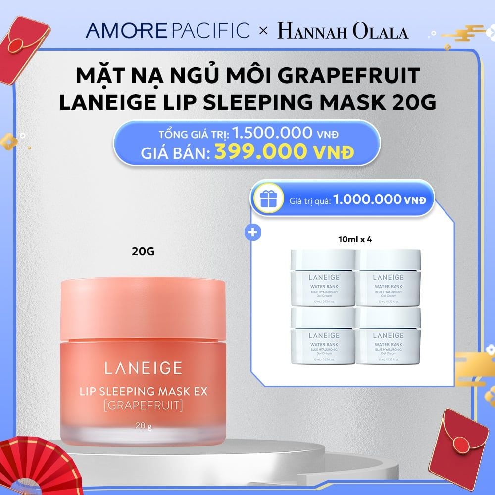  D23_DEAL 1: MẶT NẠ NGỦ DÀNH CHO MÔI LANEIGE LIP SLEEPING MASK 20G (CHỌN MÙI HƯƠNG) 