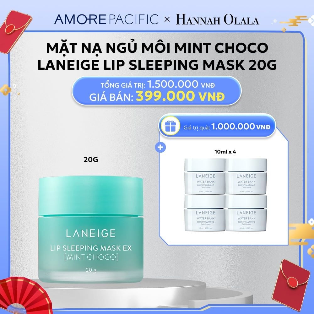  D23_DEAL 1: MẶT NẠ NGỦ DÀNH CHO MÔI LANEIGE LIP SLEEPING MASK 20G (CHỌN MÙI HƯƠNG) 