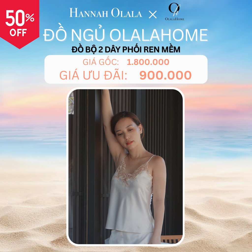  DEAL 20C: ĐỒ BỘ 2 DÂY PHỐI REN MỀM - MÀU NUDE 
