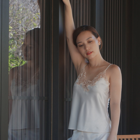  DEAL 20C: ĐỒ BỘ 2 DÂY PHỐI REN MỀM - MÀU NUDE 