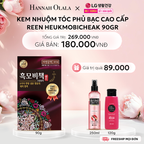  E1039: DEAL 14: KEM NHUỘM TÓC PHỦ BẠC THẢO MỘC CAO CẤP REEN HEUKMOBICHEAK ORIENTAL 90GR 
