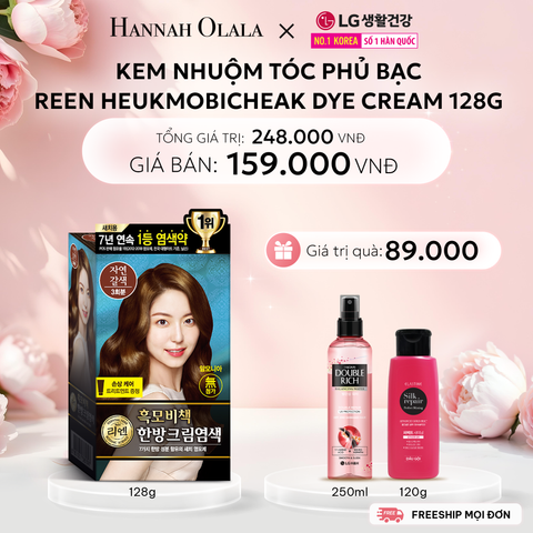  E1041: DEAL 15: KEM NHUỘM TÓC PHỦ BẠC THẢO MỘC REEN HEUKMOBICHEAK ORIENTAL 128G 