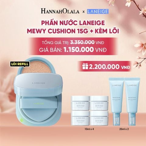  MỚI - PHẤN NƯỚC LANEIGE MEWY CUSHION KÈM LÕI 15G X 2 - A2317 