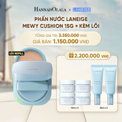  MỚI - PHẤN NƯỚC LANEIGE MEWY CUSHION KÈM LÕI 15G X 2 - A2317 