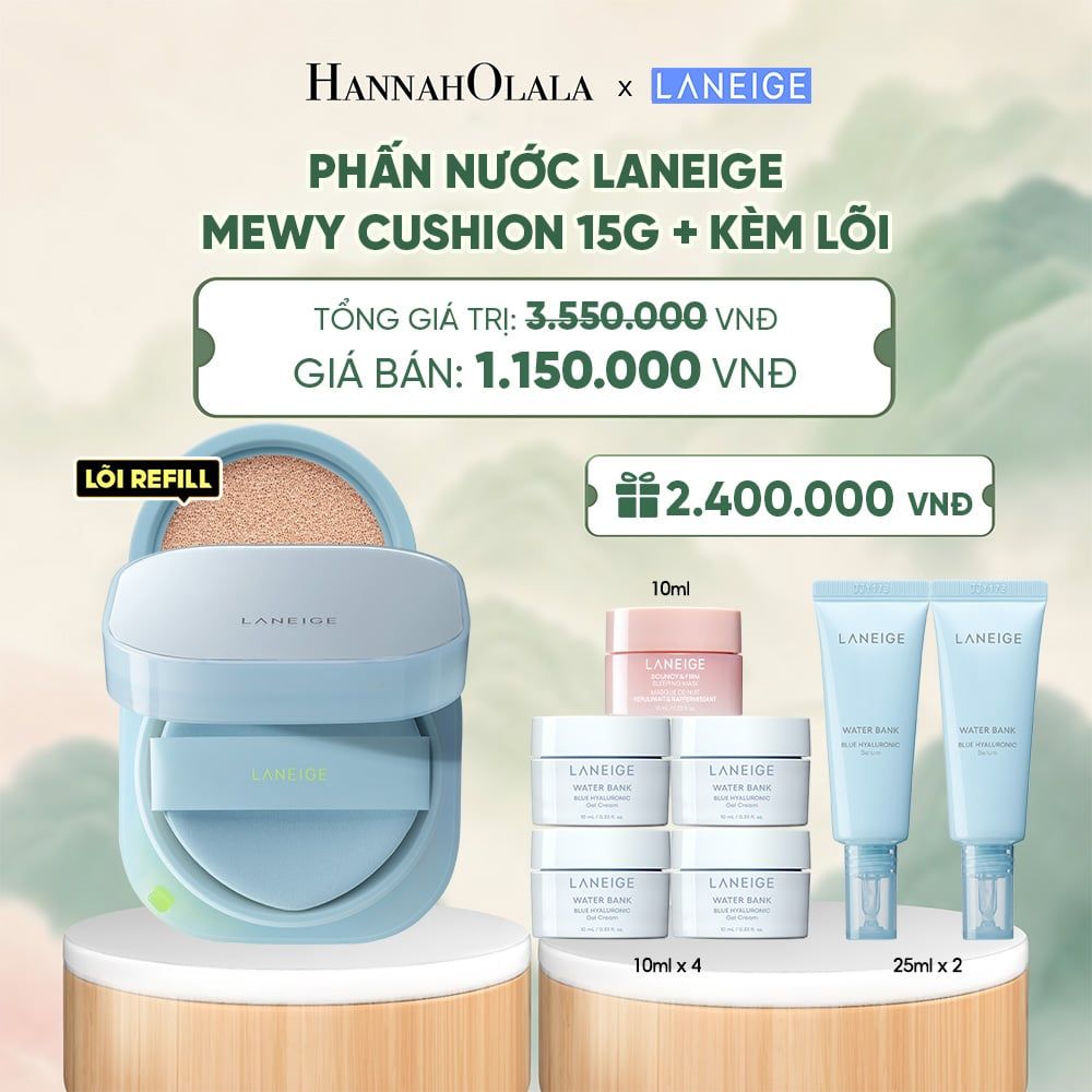  PHẤN NƯỚC LANEIGE MEWY CUSHION KÈM LÕI 15G X 2 - A1651 