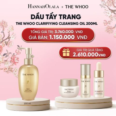  DẦU TẨY TRANG THE WHOO GONG JIN HYANG CLARIFIYING CLEANSING OIL 200ML 
