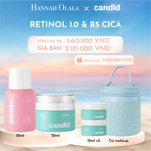  C792_DEAL 5: RETINOL 1% 30ML & B5 CICA 50ML BỘ ĐÔI CHỐNG LÃO HÓA VÀ DƯỠNG ẨM PHỤC HỒI CHUYÊN SÂU 