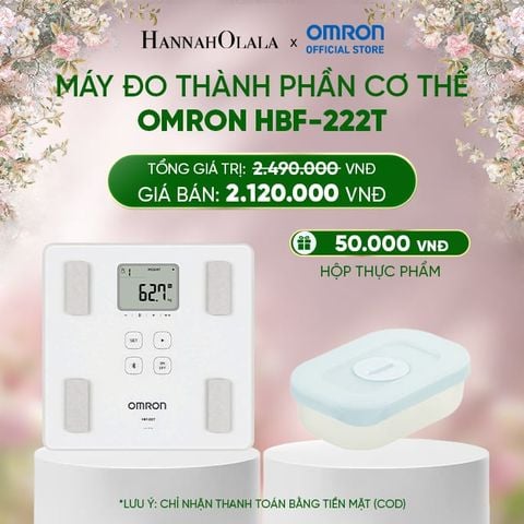  DEAL 8: MÁY ĐO THÀNH PHẦN CƠ THỂ OMRON HBF-222T 
