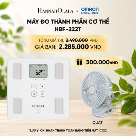  MÁY ĐO THÀNH PHẦN CƠ THỂ OMRON HBF-222T 