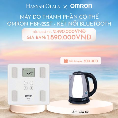  C269_DEAL 1 :MÁY ĐO THÀNH PHẦN CƠ THỂ OMRON HBF-222T - KẾT NỐI BLUETOOTH 