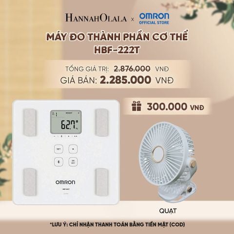  MÁY ĐO THÀNH PHẦN CƠ THỂ OMRON HBF-222T - A2616 