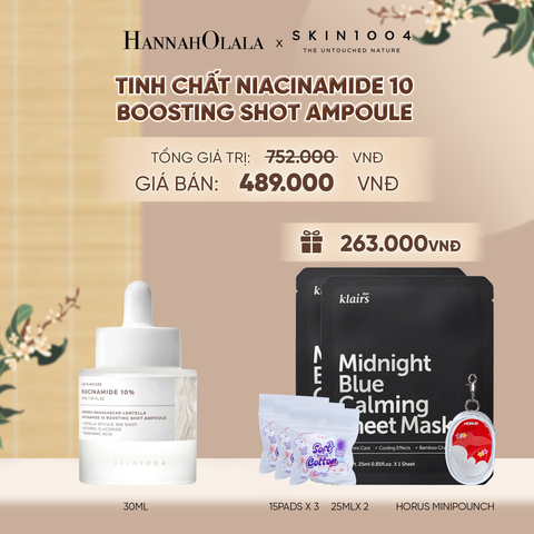  SKIN1004 TINH CHẤT MADAGASCAR CENTELLA NIACINAMIDE 10 BOOSTING SHOT AMPOULE 30ML (IP04) - A1101 