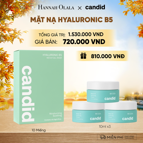  HỘP 10 MIẾNG MẶT NẠ CẤP ẨM B5 DEAL 12: - E305 