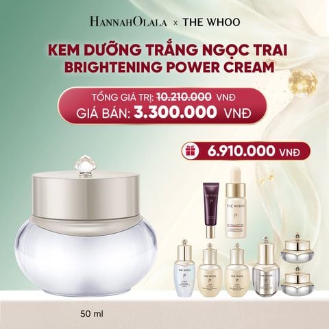  DEAL 11: KEM DƯỠNG TRẮNG NGỌC TRAI THE WHOO BRIGHTENING POWER CREAM 50ML 