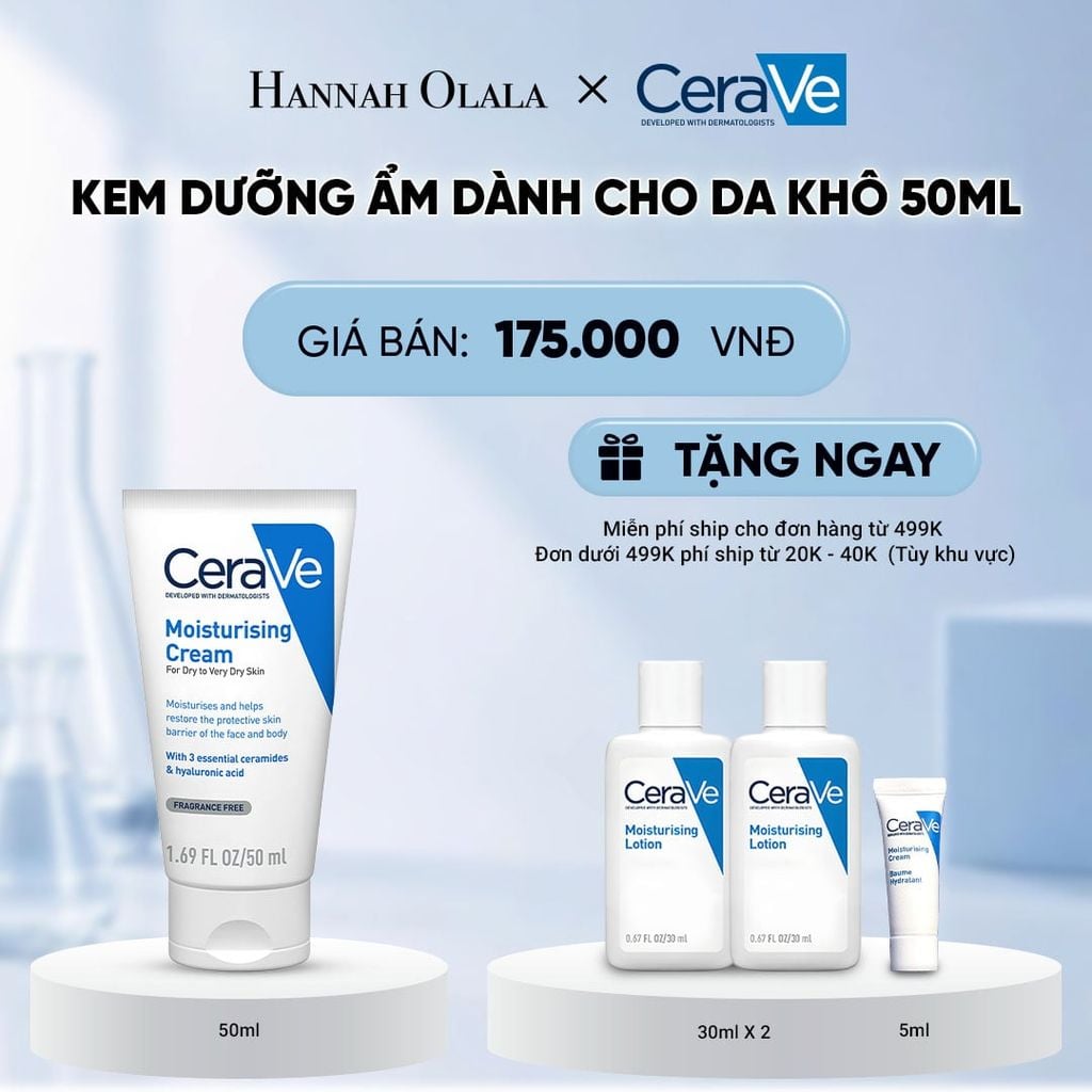  KEM DƯỠNG ẨM DÀNH CHO DA KHÔ MOISTURIZING CREAM 50G DEAL 11 