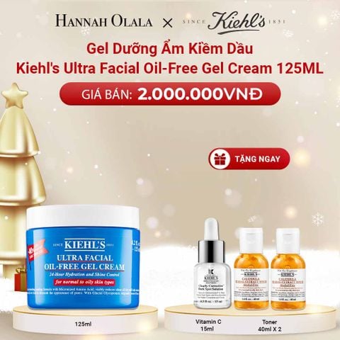  DEAL 9: GEL DƯỠNG ẨM KIỀM DẦU 24H KIEHL'S ULTRA FACIAL OIL-FREE GEL CREAM 125ML 