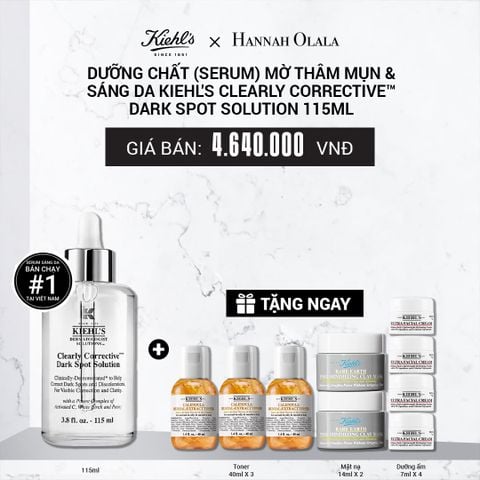  DƯỠNG CHẤT (SERUM) VITAMIN C GIÚP DA TRÔNG CĂNG BÓNG SAU 7 NGÀY KIEHL'S CLEARLY CORRECTIVE™ DARK SPOT SOLUTION 115ML 
